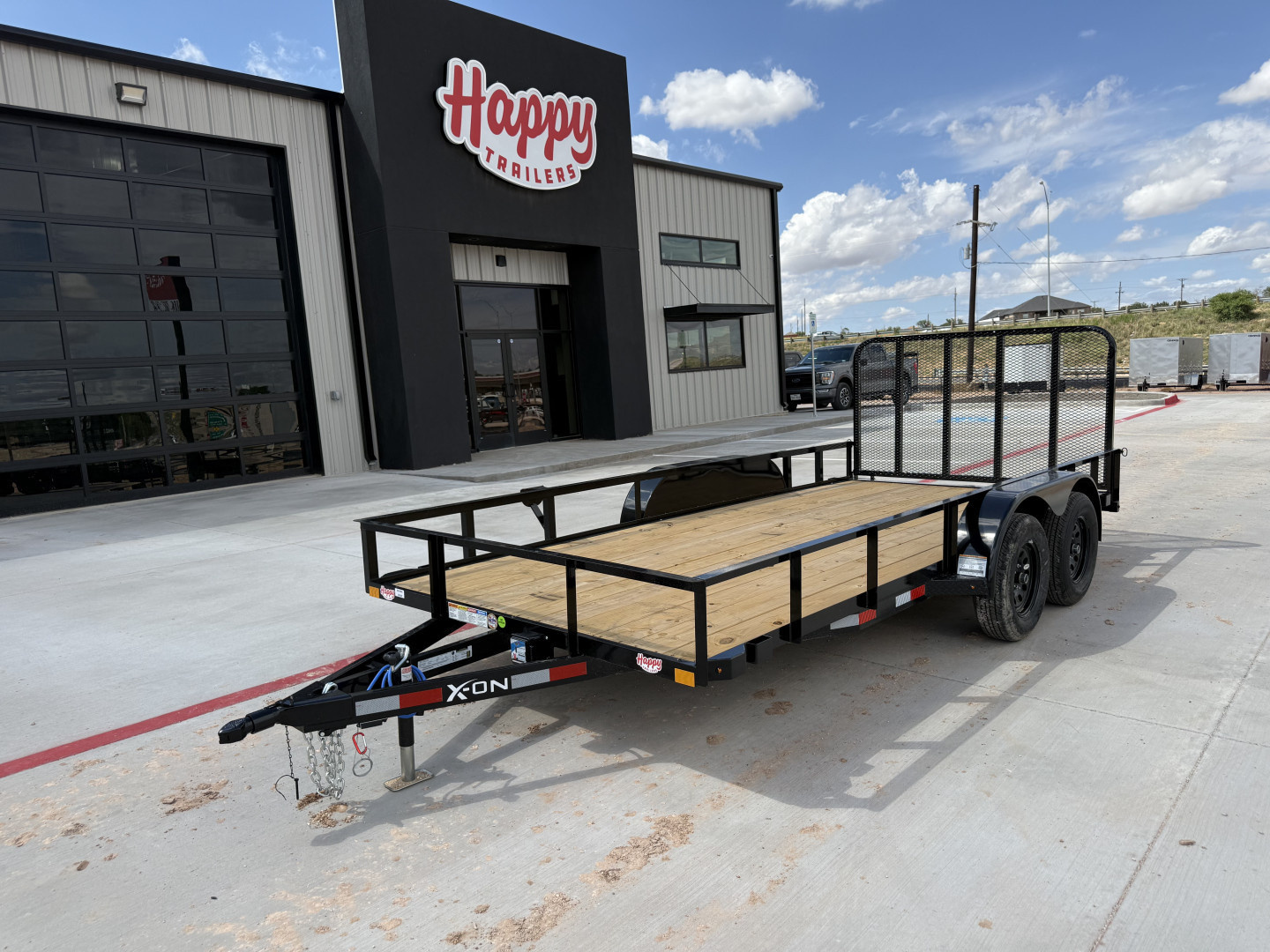 New 2026 X-On 83"x16' Tandem Axle Utility Trailer - U6