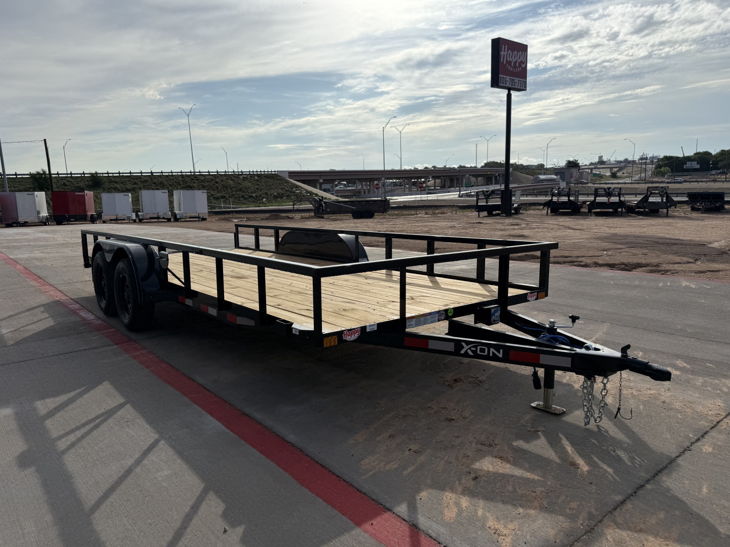 New 2026 X-On 83"x18' Tandem Axle Utility Trailer - U6