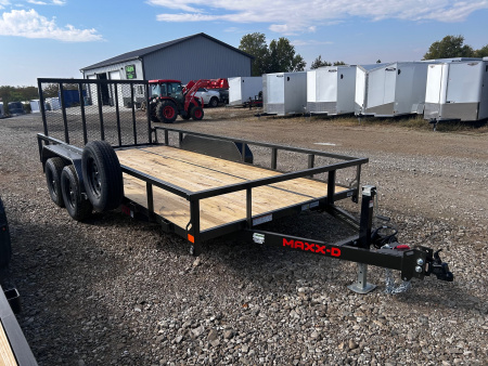 New 2026 MAXXD U3X 83 X16' 1' DOVETAIL/RAMP GATE Utility Trailer