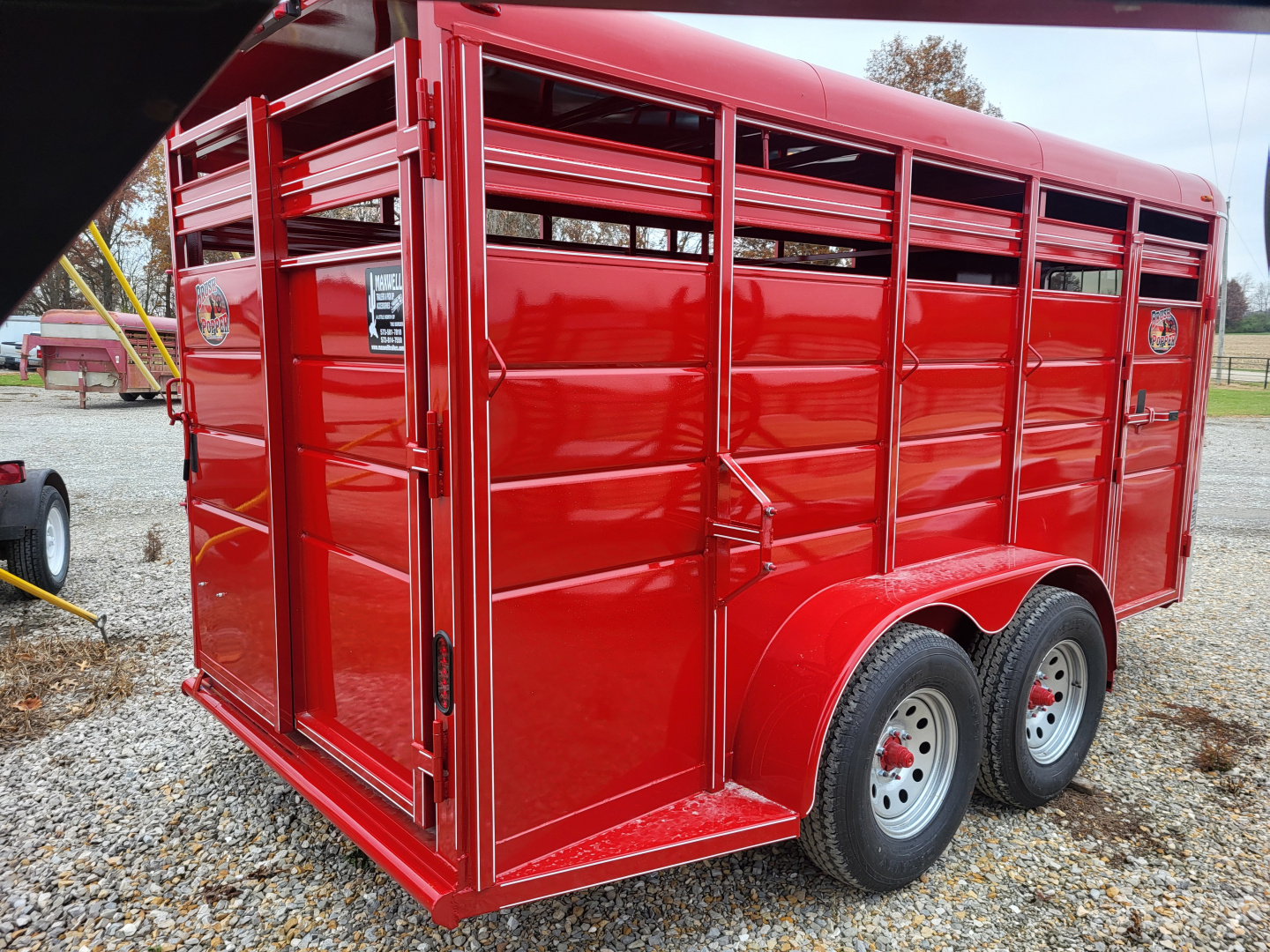 New 2026 Maxwell 16' Stock / Stock Combo Trailer
