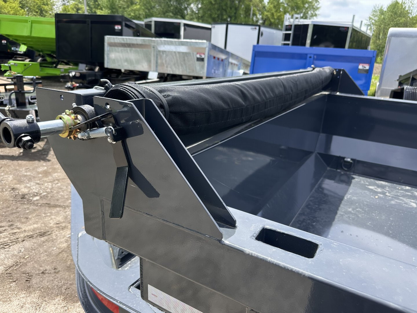 New 2026 Belmont 7x16 DLX Dump Trailer 17600GVW