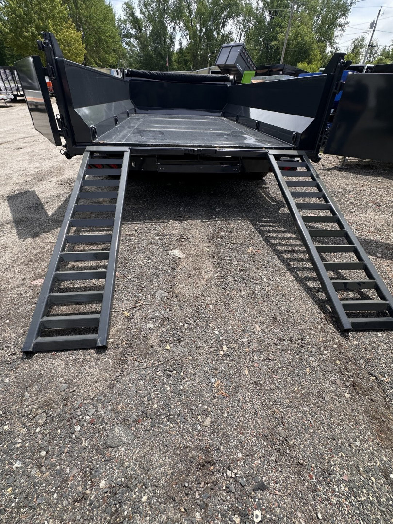 New 2026 Belmont 7x16 DLX Dump Trailer 17600GVW