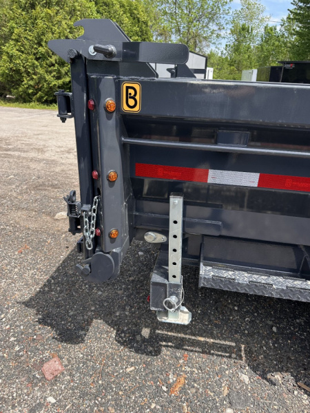 New 2026 Belmont 7x16 DLX Dump Trailer 17600GVW
