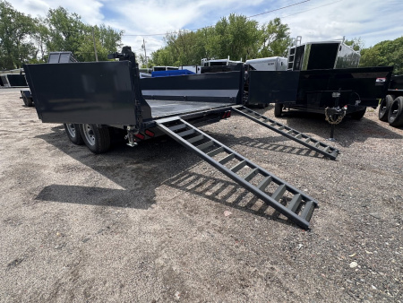 New 2026 Belmont 7x16 DLX Dump Trailer 17600GVW