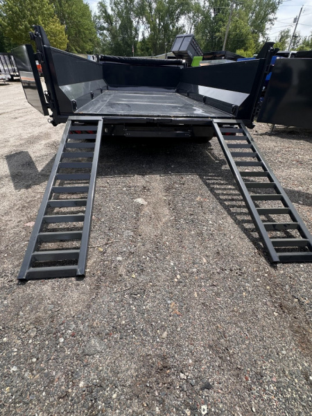 New 2026 Belmont 7x16 DLX Dump Trailer 17600GVW