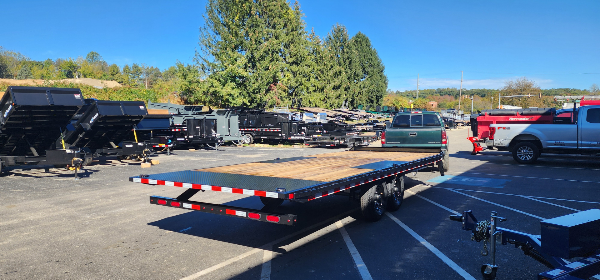 New 8.5 x 22 Sure-Trac HD Power-Tilt Deck Over Equipment Trailer 15K