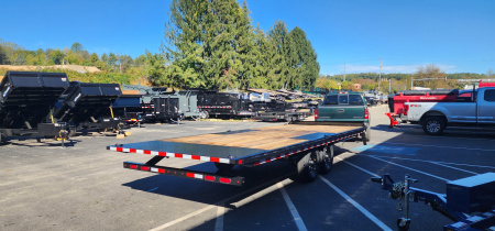 New 8.5 x 22 Sure-Trac HD Power-Tilt Deck Over Equipment Trailer 15K