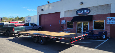 New 8.5 x 22 Sure-Trac HD Power-Tilt Deck Over Equipment Trailer 15K