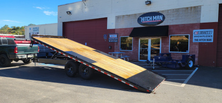 New 8.5 x 22 Sure-Trac HD Power-Tilt Deck Over Equipment Trailer 15K