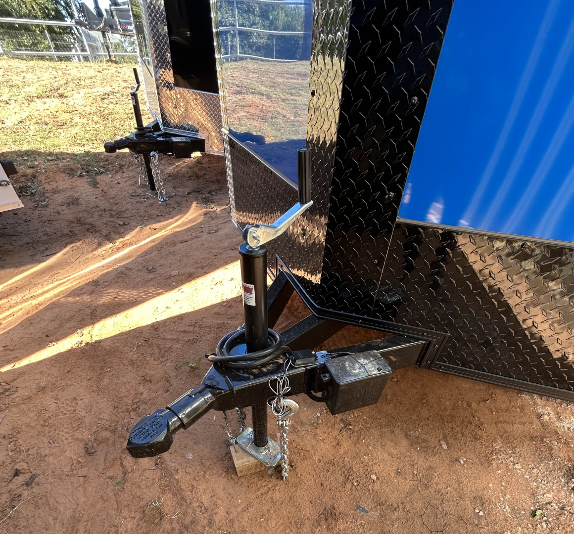 New 2025 Family Trailer 7x16 Tandem Axles Cargo / Enclosed Trailer-Screwless Exterior-Blackout Pkg.-Rear Spoiler