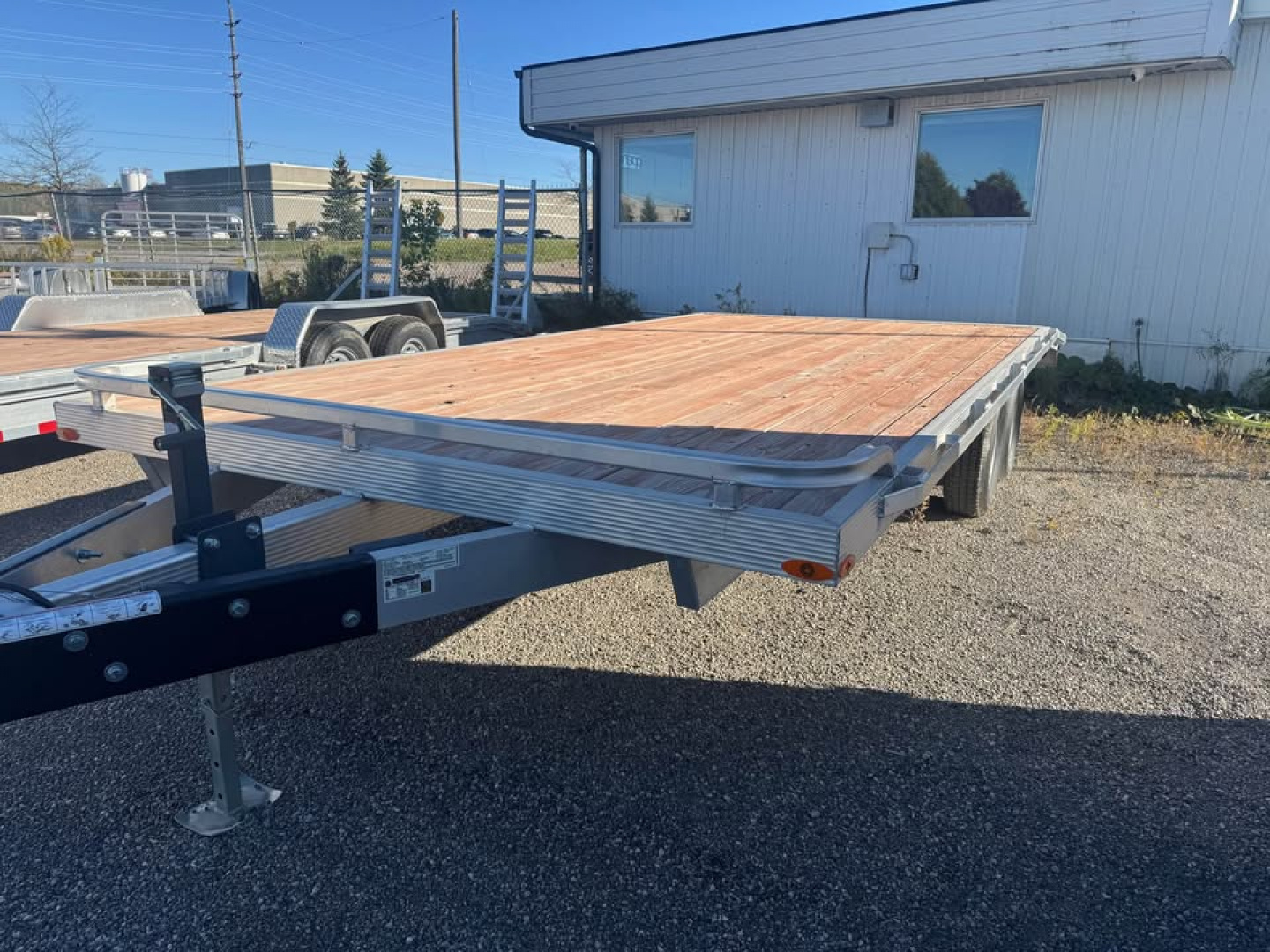 New DEMO 2022 8.5x20 General Duty Aluminum Deckover by Legend Premium Trailers, GVWR,7000lbs
