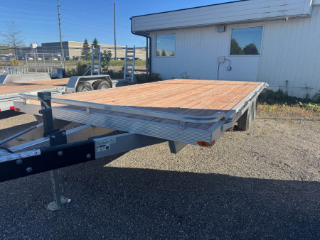 New DEMO 2022 8.5x20 General Duty Aluminum Deckover by Legend Premium Trailers, GVWR,7000lbs