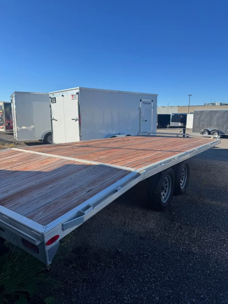 New DEMO 2022 8.5x20 General Duty Aluminum Deckover by Legend Premium Trailers, GVWR,7000lbs