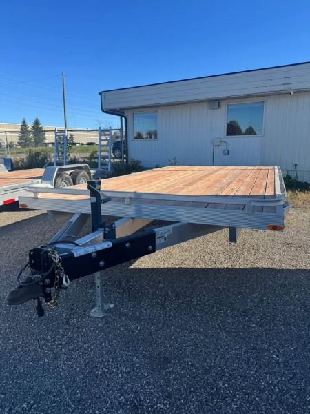New DEMO 2022 8.5x20 General Duty Aluminum Deckover by Legend Premium Trailers, GVWR,7000lbs