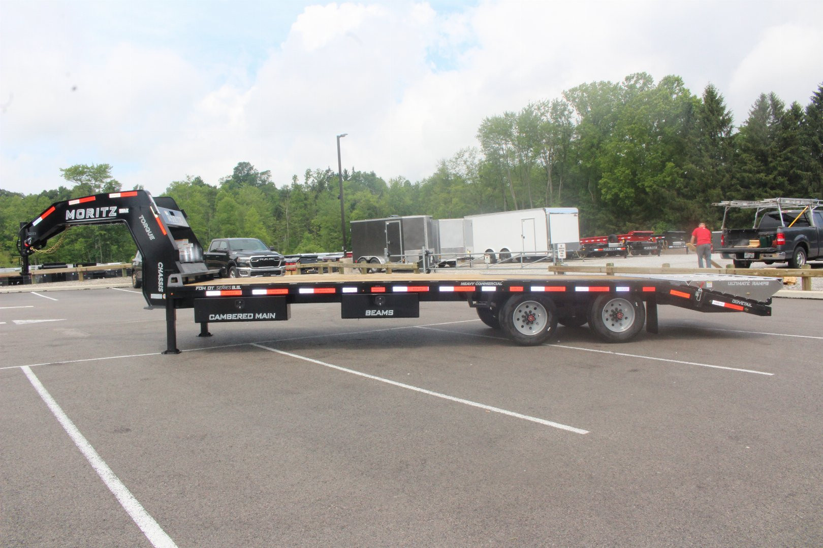 New 2026 Moritz International FDGH DT 22+5 25900 S.S. Deckover Trailer