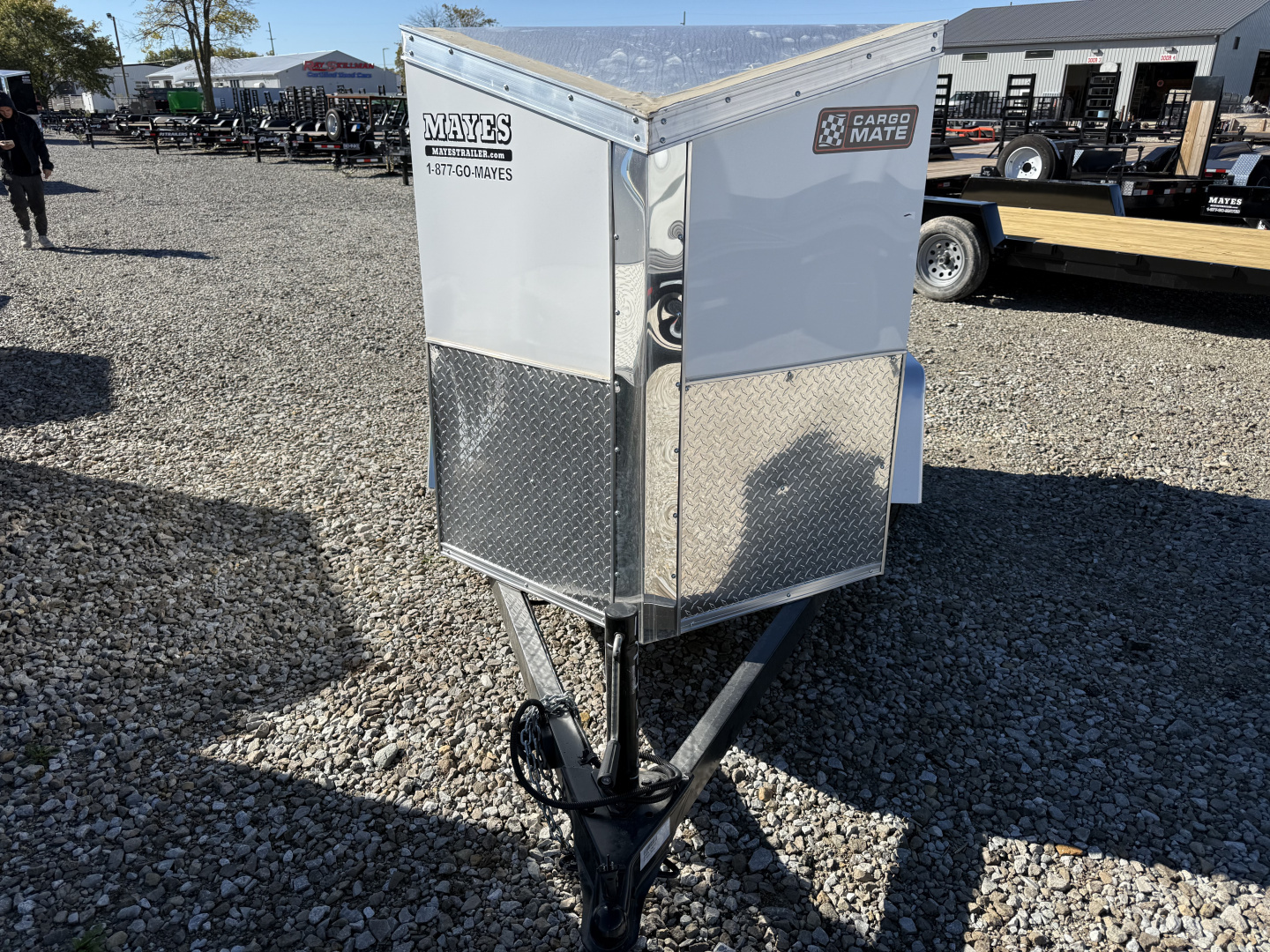 New 2026 CARGO MATE ENCLOSED EHW46SA-24 4X6 SA SWING DOOR (GVW:2000) WHITE