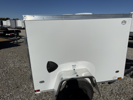 New 2026 CARGO MATE ENCLOSED EHW46SA-24 4X6 SA SWING DOOR (GVW:2000) WHITE