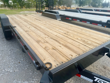 New 2026 Top Hat Trailers EH14-20x83 Equipment Trailer w/ Dovetail, 14 Ply Tire Upg. & Slide In Ramps