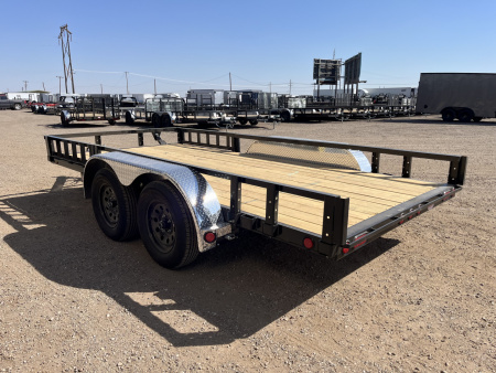 New 2026 PJ 77"x14' Tandem Axle Utility Trailer - UK