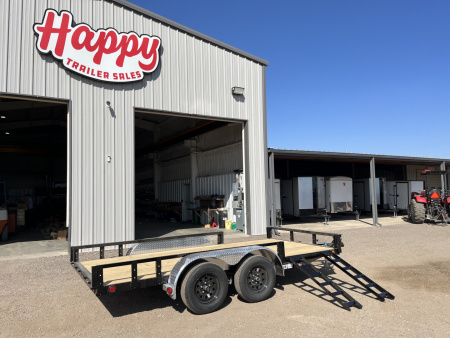 New 2026 PJ 77"x14' Tandem Axle Utility Trailer - UK