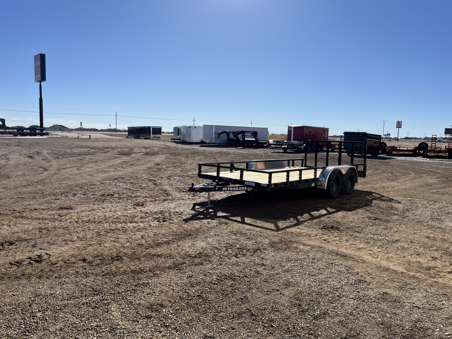 New 2026 PJ 83"x16' Tandem Axle Utility Trailer - UL