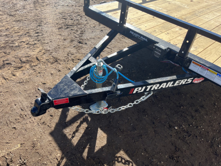 New 2026 PJ 83"x16' Tandem Axle Utility Trailer - UL