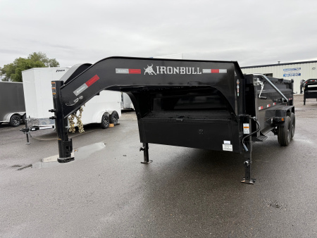 New 2026 Iron Bull 83X16 Dump Trailer- Gooseneck