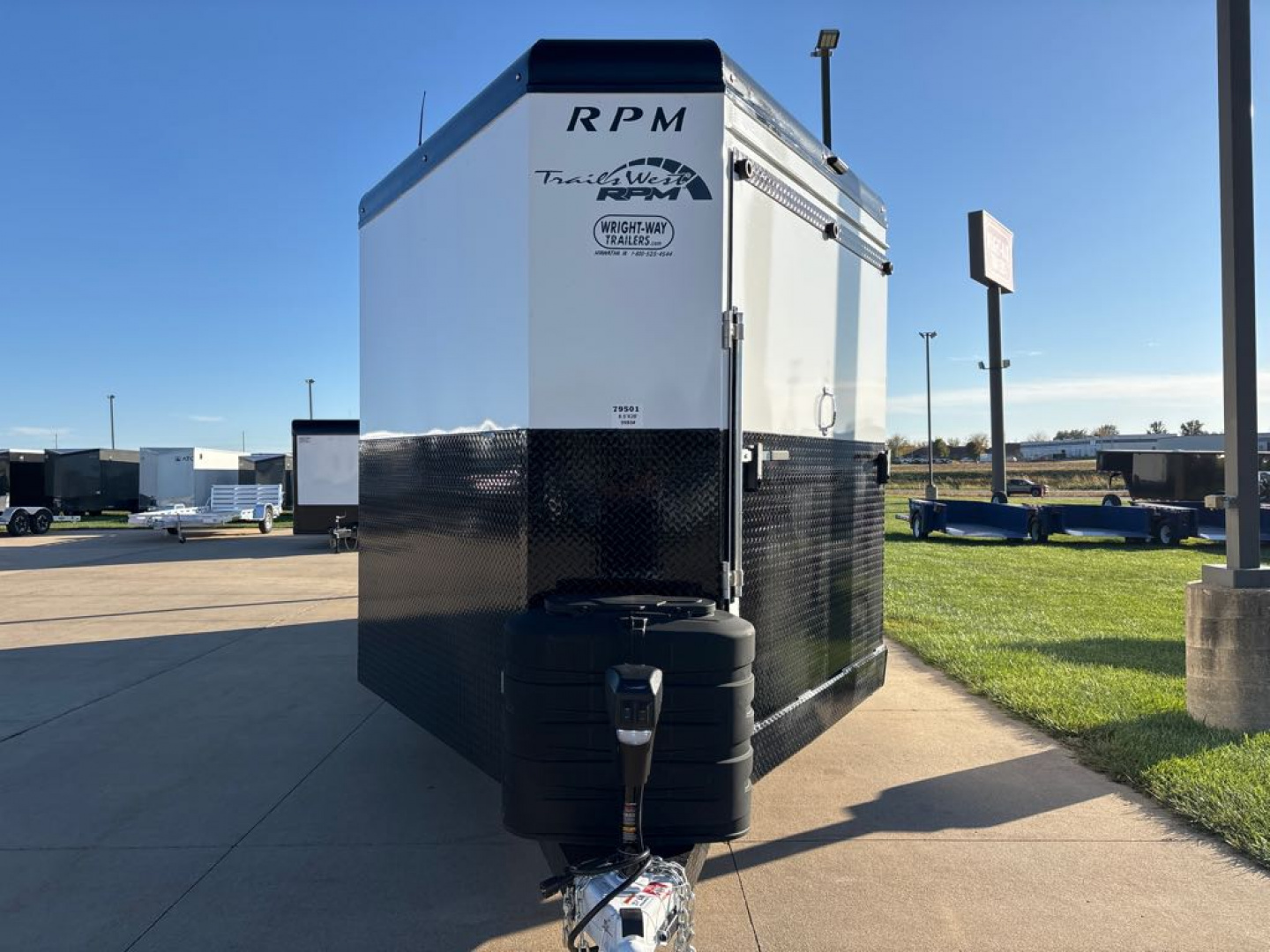 New 2026 Trails West RPM BP 28FT Snowmobile Trailer