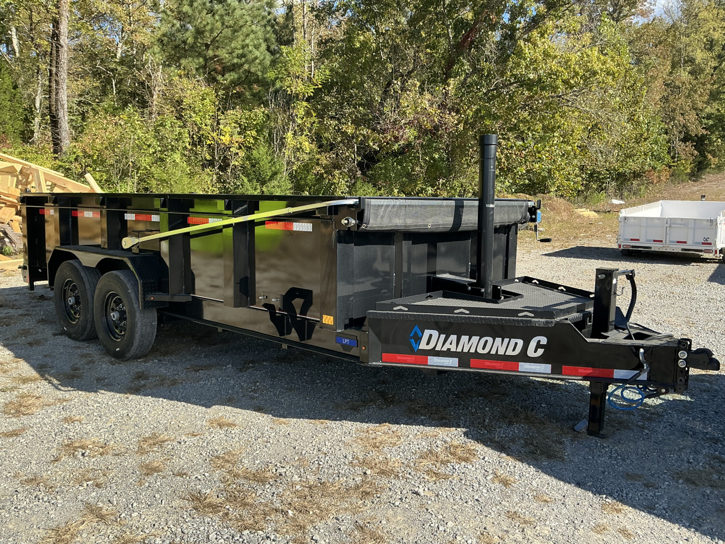 New 2025 Diamond C LPT 207 16’ DUMP TRAILER, 7 GAUGE FLOOR AND SIDES, LONG ARM TARP