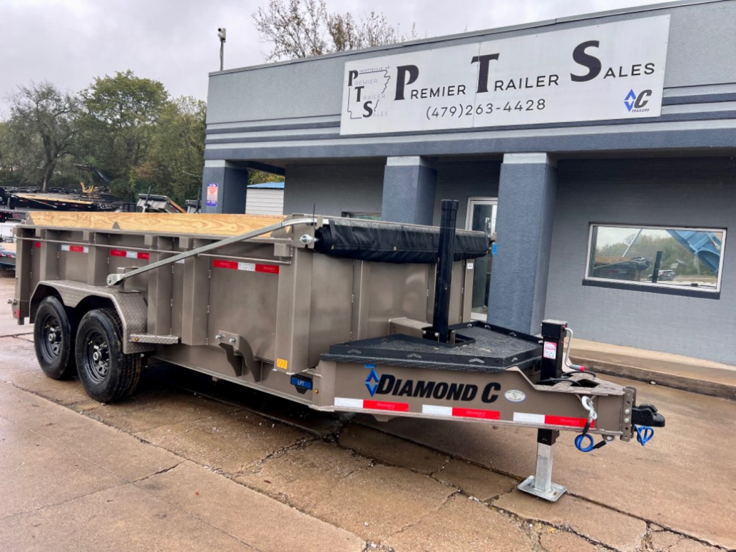 New 2026 Diamond C Trailers LPT 207 Package 14'X82" Dump Trailer