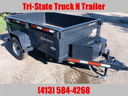 New 2026 Belmont 5x8 Dump trailer 5k gvw Barn doors