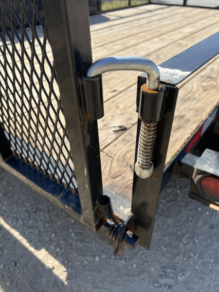 Used 2025 Triple Crown Trailers U6X12TG Utility Trailer / LIKE NEW / 2-3500# BRAKE AXLES / 48" MESH GATE