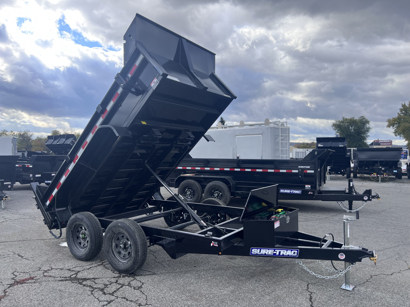 New 2026 Sure-Trac 6x10 7K Low Pro Dump Trailer