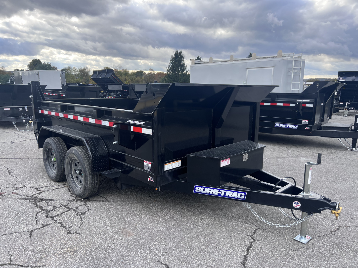 New 2026 Sure-Trac 6x10 7K Low Pro Dump Trailer