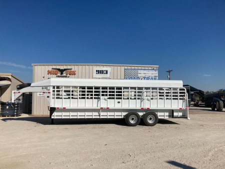 New 2026 Big Bend 24'X6'8  Stock Trailer/ Butterfly Gate