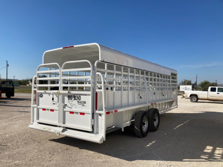 New 2026 Big Bend 24'X6'8" Stock Trailer/ Butterfly Gate