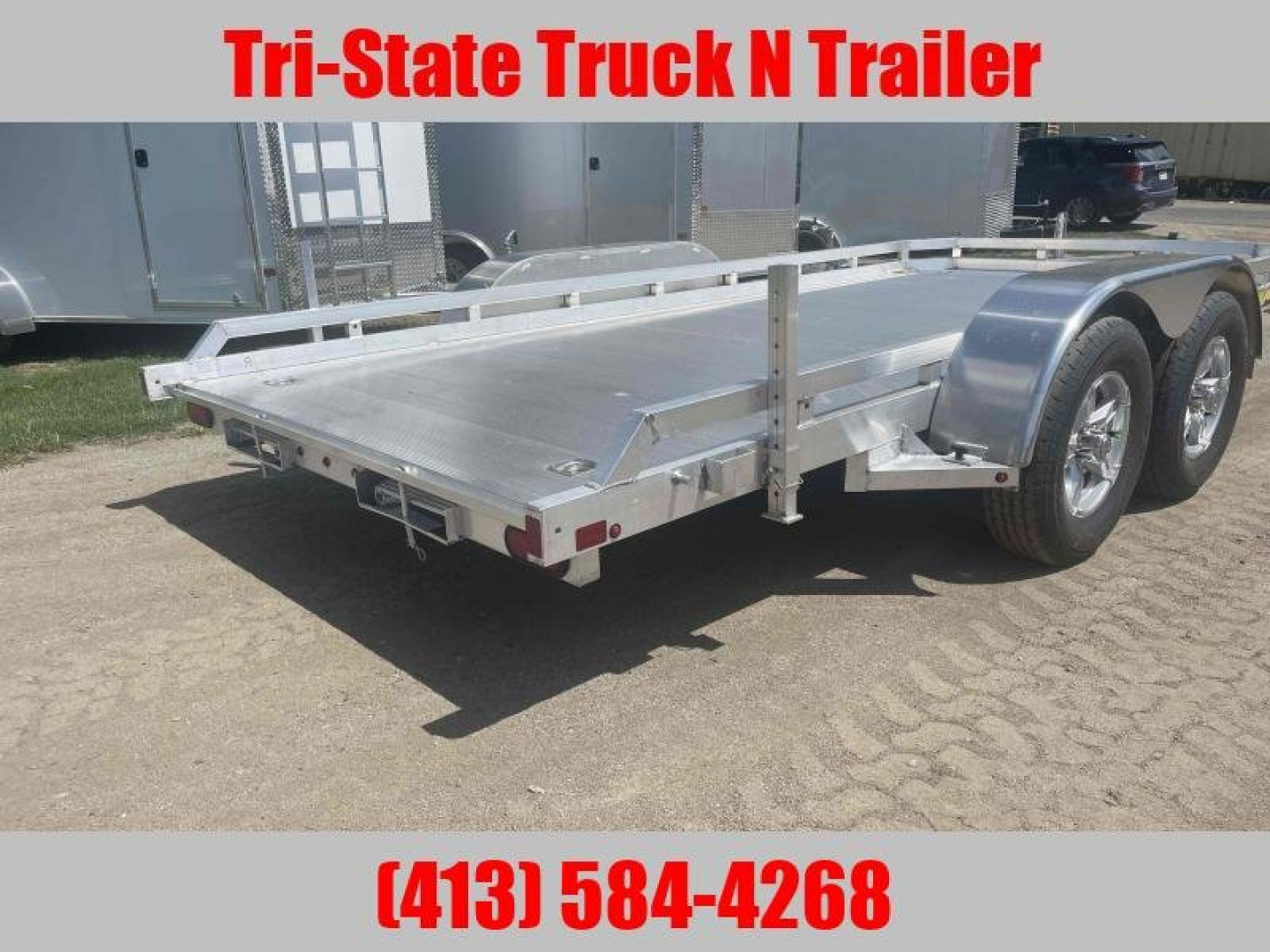 New 2026 Aluma 7814TA Utility Trailer