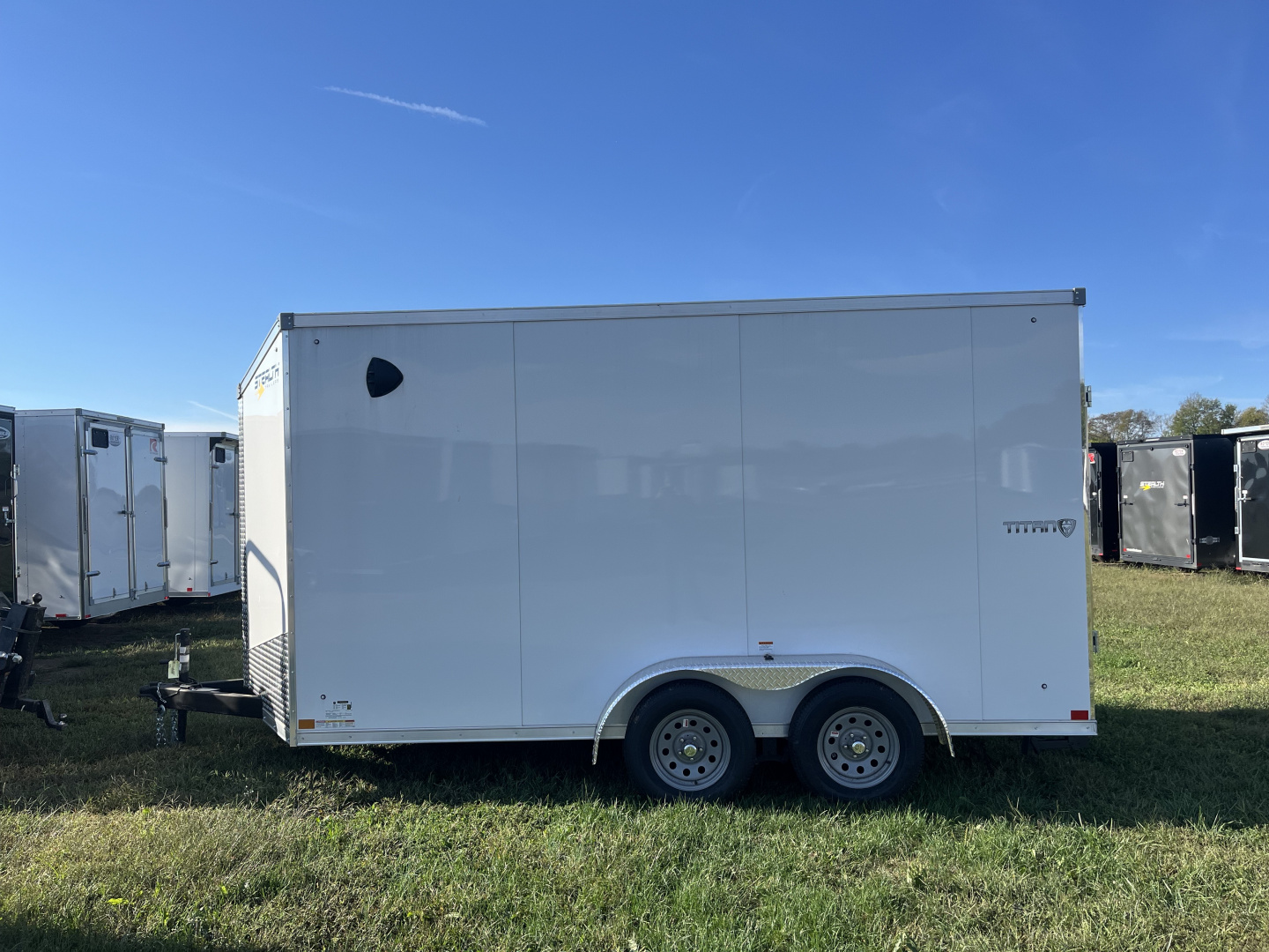 New 2025 Stealth Trailers Titan 7X14x84" w/ RAMP DOOR .080 POLYCORE Cargo / Enclosed Trailer