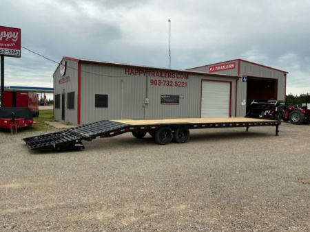 New 2026 PJ 102"x36' GN Low-Pro Flatbed w/ Singles - LX