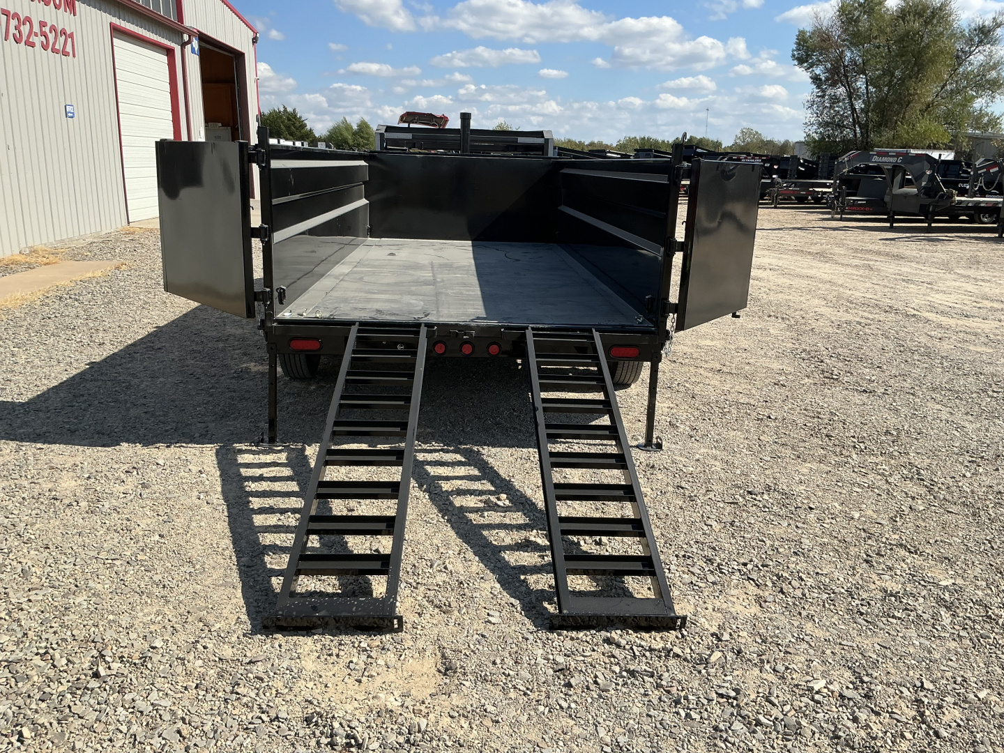 New 2026 PJ 83"x16' GN Tandem Axle Low Pro Telescopic Dump w/ 36" Sides – DT