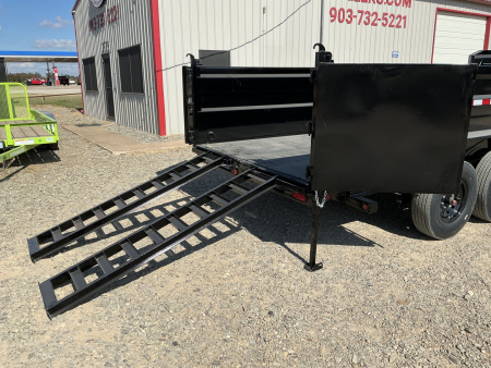 New 2026 PJ 83"x16' GN Tandem Axle Low Pro Telescopic Dump w/ 36" Sides – DT