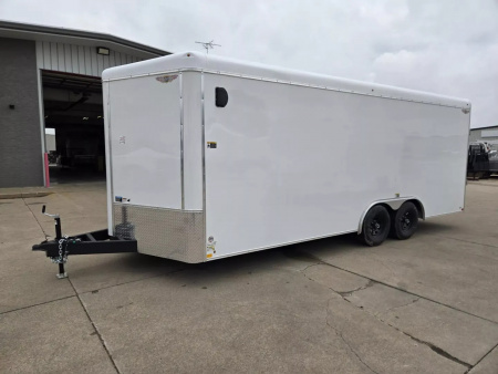 New 2026 H&H Trailers 8.5x20 HH Series Round Top V-Nose Enclosed Car Hauler Trailer 10K Cargo / Enclosed Trailer