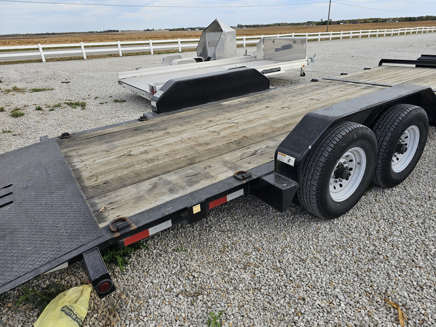 Used 2020 Trailerman 76" x 22' (6+16) 14K Cushion Tilt Trailer