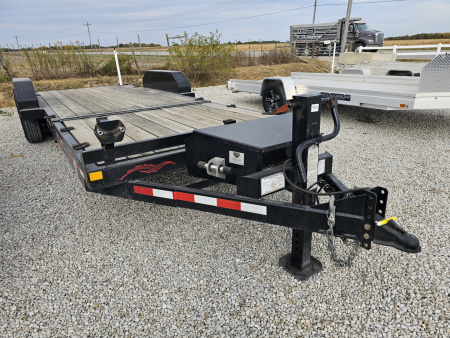 Used 2020 Trailerman 76" x 22' (6+16) 14K Cushion Tilt Trailer