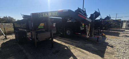 New 2026 US Built - Dump Trailer - 14' x 3' 16K GVWR - Gooseneck