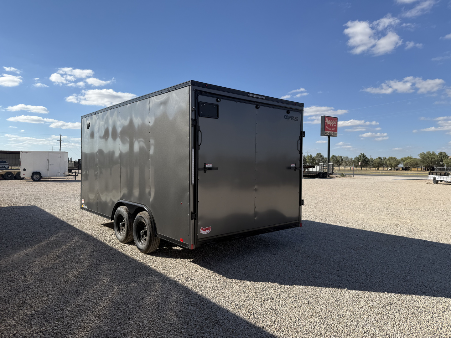 New 2026 Compass 8.5x16' Enclosed Cargo Trailer - Indigo DLX