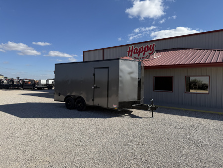 New 2026 Compass 8.5x16' Enclosed Cargo Trailer - Indigo DLX