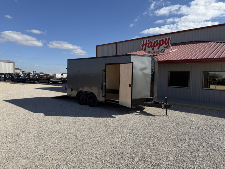 New 2026 Compass 8.5x16' Enclosed Cargo Trailer - Indigo DLX