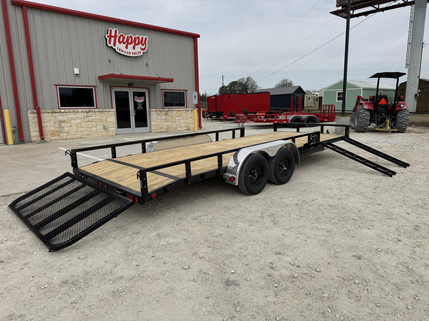 New 2026 PJ 83"x20' Tandem Axle Utility Trailer - UL