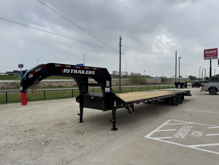 New 2026 PJ 102"x36' GN Low-Pro Flatbed w/ Duals - LD